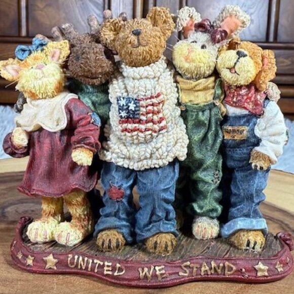 Vintage Boyds Bears J.B. Bearyproud & Pals United We Stand Limited Edition - Picture 5 of 12
